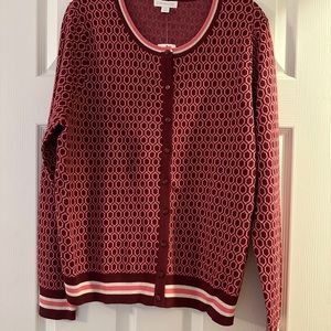 Charter Club from Macy’s sweater with a great print.